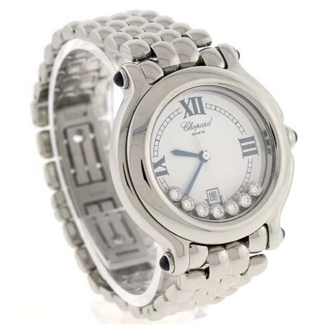 fake chopard happy sport watches|chopard watch with floating diamonds.